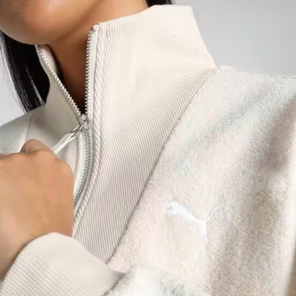 BNWT Puma Cream HER WINTERIZED Long Sleeve Tunic Top - Picture 3 of 16